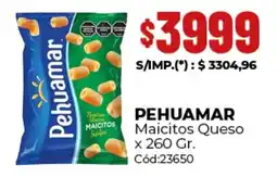 Diarco Pehuamar maicitos queso oferta