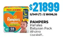 Diarco Pampers pañales babysan pack ahorro oferta