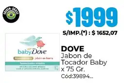 Diarco Dove jabon de tocador baby oferta