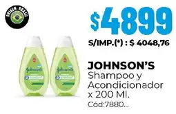 Diarco Johnson's shampoo y acondicionador oferta