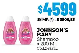 Diarco Johnson's baby shampoo oferta