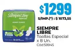 Diarco Siempre libre toallas especial oferta