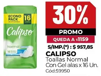 Diarco Calipso toallas normal con gel alas oferta