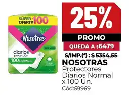 Diarco Nosotras protectores diarios normal oferta