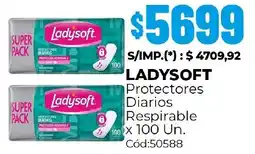 Diarco Ladysoft protectores diarios respirable oferta