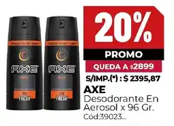 Diarco Axe desodorante en aerosol oferta