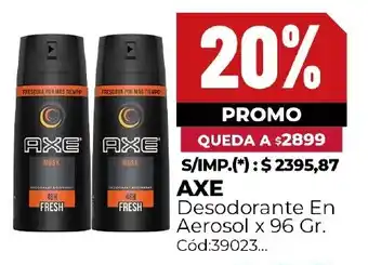 Diarco Axe desodorante en aerosol oferta