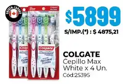 Diarco Colgate cepillo max white oferta