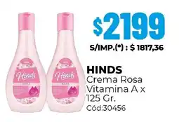 Diarco Hinds crema rosa vitamina A oferta