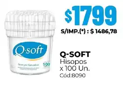 Diarco Q-soft hisopos oferta