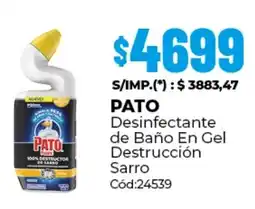 Diarco Pato desinfectante de baño en gel destrucción sarro oferta