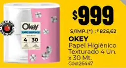 Diarco Okey papel higiénico texturado oferta