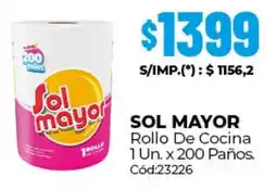 Diarco Sol mayor rollo de cocina oferta