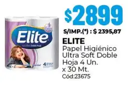 Diarco Elite papel higiénico ultra soft doble hoja oferta