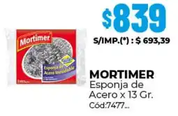 Diarco Mortimer esponja de acero oferta