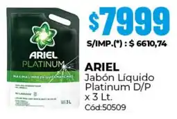 Diarco Ariel jabón líquido platinum d/p oferta