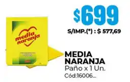 Diarco Media naranja paño oferta