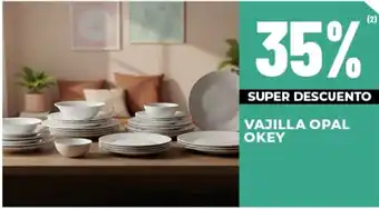 Diarco Okey vajilla opal oferta