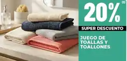 Diarco Juego de toallas y toallones oferta