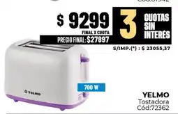 Diarco Yelmo tostadora oferta
