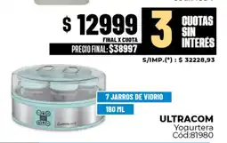 Diarco Ultracom yogurtera oferta
