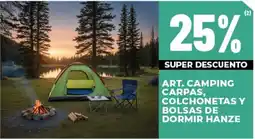 Diarco Art. camping carpas, colchonetas y bolsas de dormir hanze oferta