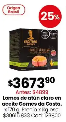 Coto Gomes da costa lomos de atún claro en aceite oferta