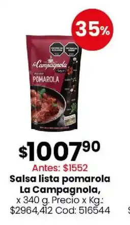Coto La campagnola salsa lista pomarola oferta
