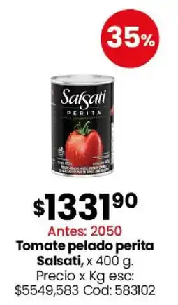 Coto Salsati tomate pelado perita oferta