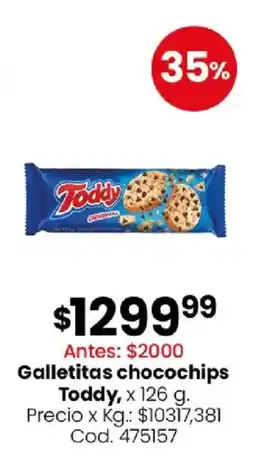 Coto Toddy galletitas chocochips oferta