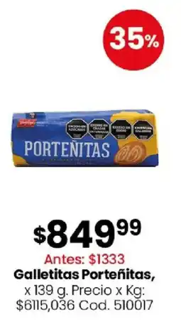 Coto Porteñitas galletitas oferta