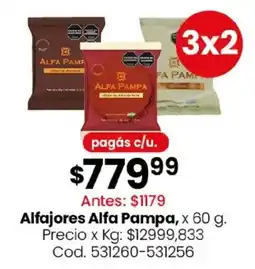 Coto Alfa pampa alfajores oferta
