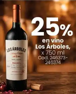 Coto Los árboles en vino oferta