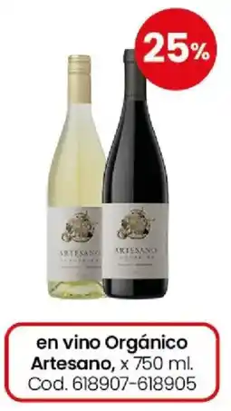 Coto Artesano orgánico en vino oferta