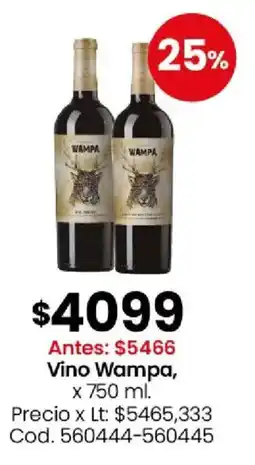 Coto Wampa vino oferta