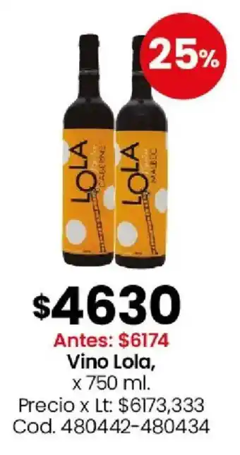 Coto Lola vino oferta