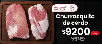 Churrasquito de cerdo