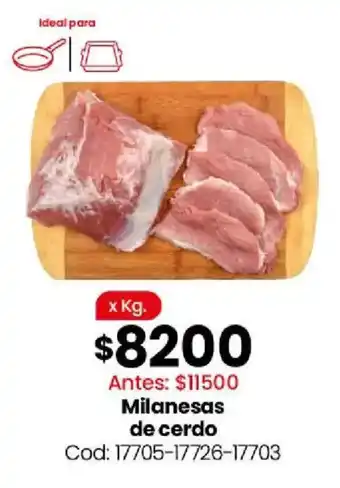 Milanesas de cerdo
