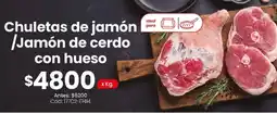 Coto Chuletas de jamón /jamón de cerdo con hueso oferta