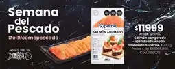 Coto Superbe salmón congelado rosado ahumado rebanado oferta