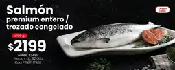 Coto Salmón premium entero / trozado congelado oferta