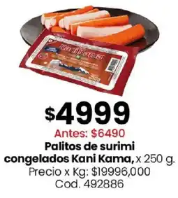 Coto Kani kama palitos de surimi congelados oferta