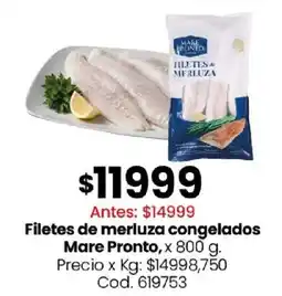 Coto Mare pronto filetes de merluza congelados oferta