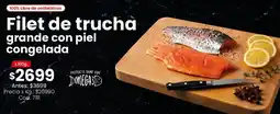 Coto Filet de trucha grande con piel congelada oferta