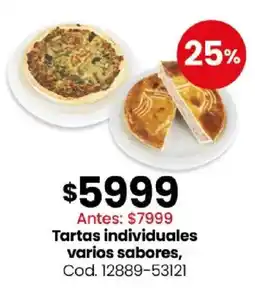 Coto Tartas individuales varios sabores oferta