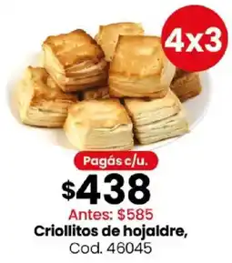 Coto Criollitos de hojaldre oferta
