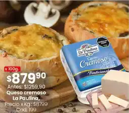 Coto La paulina queso cremoso oferta