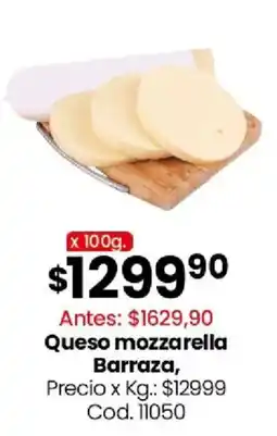 Coto Barraza queso mozzarella oferta