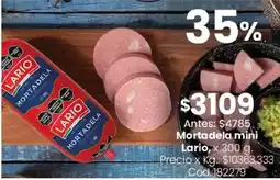 Coto Lario mortadela mini oferta