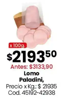 Coto Paladini lomo oferta